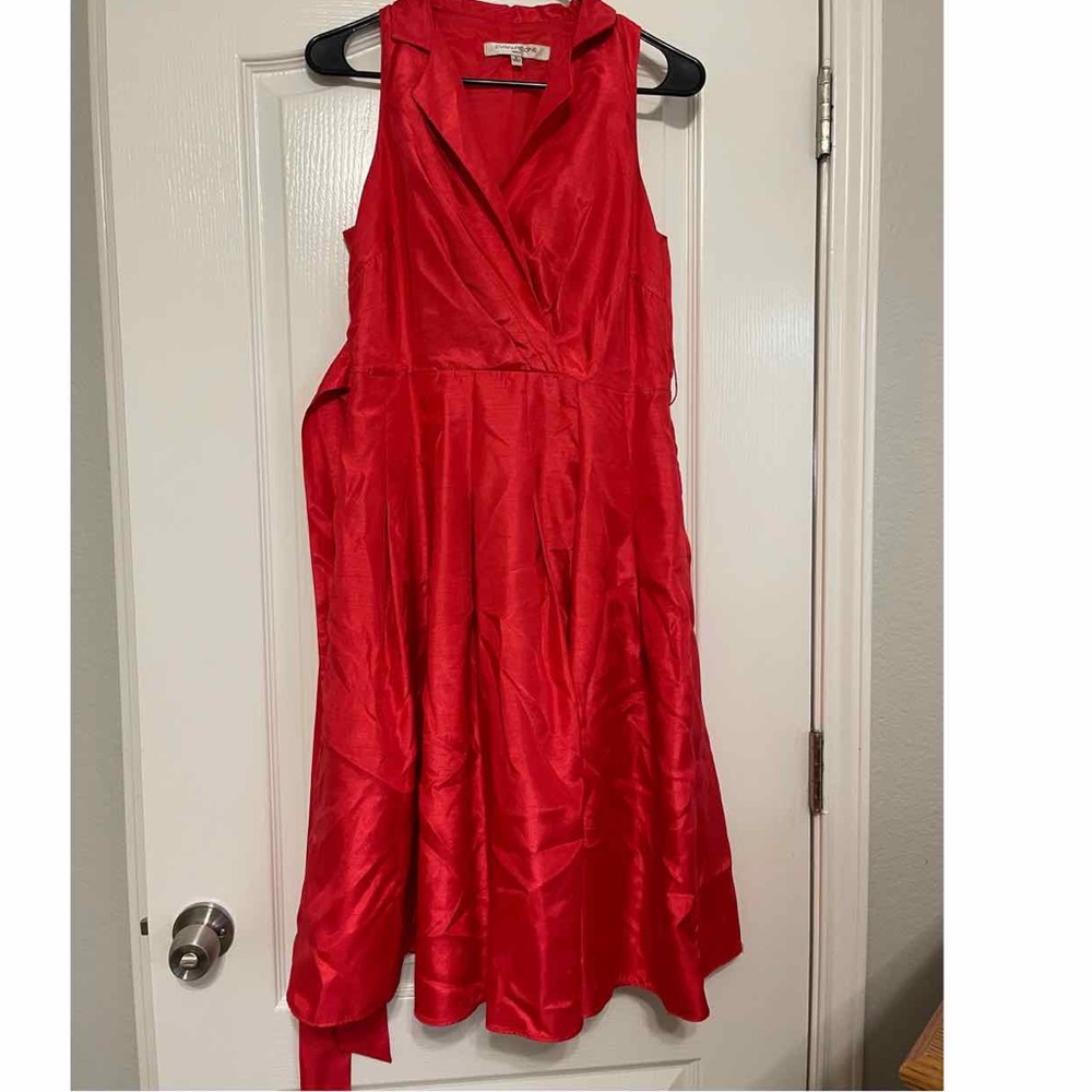 Collared Wrap Dress